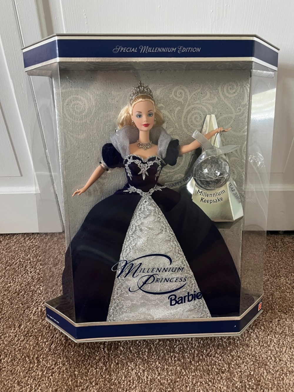 Barbie Millennium Princess Doll - Navy & Silver Gown